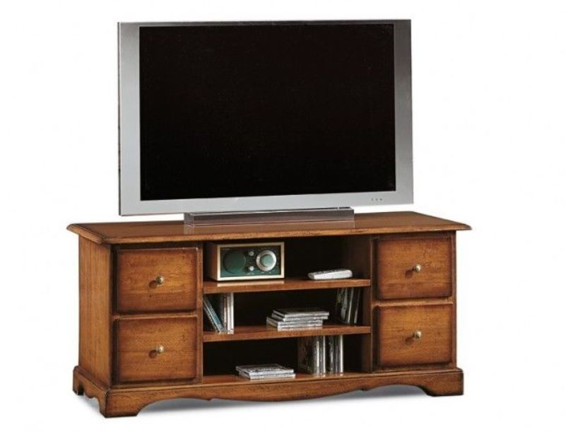 Arteferretto Made in Italy Mueble TV Acabado Blanco en Madera